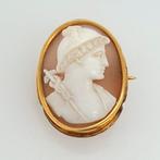 Zonder Minimumprijs - Broche - 18 karaat Geel goud -, Sieraden, Tassen en Uiterlijk, Antieke sieraden