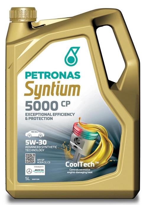 Petronas Syntium 5000 CP 5W30 5 Liter, Auto diversen, Onderhoudsmiddelen, Ophalen of Verzenden