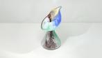 Vaas - Glas-in-lood - Bloemen kunstglas vaas