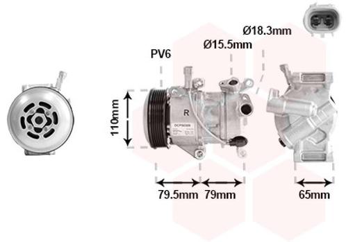 AIRCO COMPRESSOR VOOR TOYOTA AURIS E18 2013-2015 8831002840, Auto-onderdelen, Airco en Verwarming, Nieuw, Ophalen of Verzenden