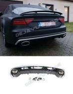 Bumper Diffuser voor Audi A3 A4 A5 A6 A7 Q5 S3 S4 S5 S6 S7, Nieuw, Ophalen of Verzenden, Bumper, Achter