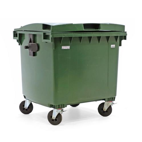 Gebruikte afvalcontainer voor din-opname met scharnierend, Doe-het-zelf en Verbouw, Containers, Ophalen of Verzenden