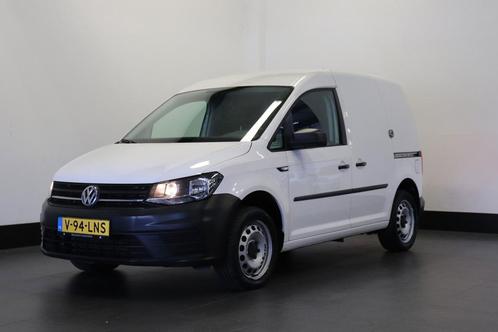 Volkswagen Caddy 1.4 TSI 125PK Automaat Benzine, Auto's, Bestelauto's, Dealer onderhouden, Lease, Zwart, Automaat, Wit, Volkswagen
