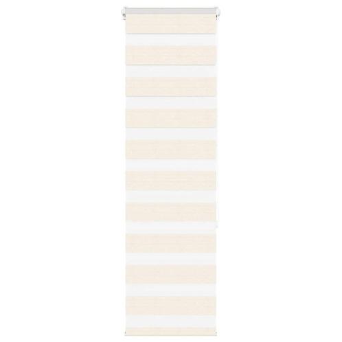 vidaXL Zebra Blind 50x150 cm stofbreedte 55,9 cm polyester, Huis en Inrichting, Stoffering | Gordijnen en Lamellen, Beige, Nieuw