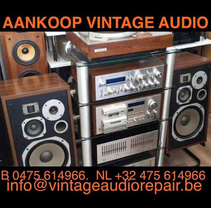 Aankoop vintage audio, Audio, Tv en Foto, Versterkers en Receivers, Gebruikt, Stereo