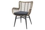 VDG Jasmine dining tuinstoel - Natural, Tuin en Terras, Tuinstoelen, Verzenden, Nieuw, Overige materialen
