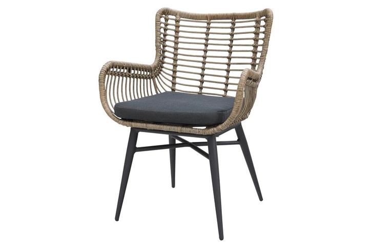 VDG Jasmine dining tuinstoel - Natural, Tuin en Terras, Tuinstoelen, Nieuw, Overige materialen, Verzenden