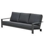 Lincoln 3-zitsbank aluminium antraciet, Ophalen of Verzenden, Nieuw, Aluminium