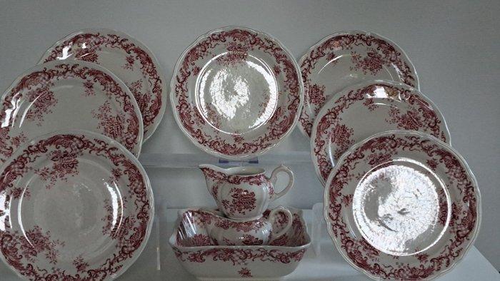 Villeroy & Boch - Ontbijtbord (10) - Valeria rot -, Antiek en Kunst, Antiek | Meubels | Tafels