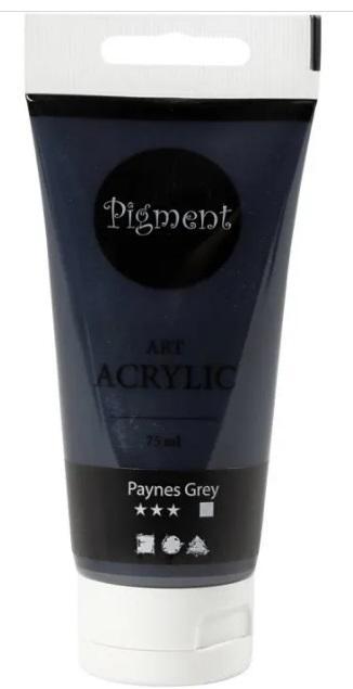 Allesverf acryl 75 ml semi glanzend, paynes grey transparant, Hobby en Vrije tijd, Knutselen, Nieuw, Ophalen of Verzenden