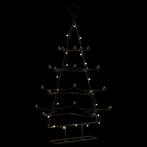 vidaXL Kerstdecoratie kerstboom 140 cm metaal zwart, Verzenden, Nieuw