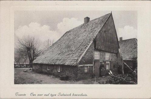 TWENTE - Een zeer oud type Saksisch boerenhuis, Verzamelen, Ansichtkaarten | Nederland, Verzenden