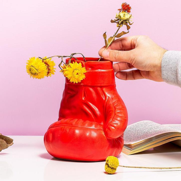 Bokshandschoen vaas, Huis en Inrichting, Woonaccessoires | Vazen, Verzenden