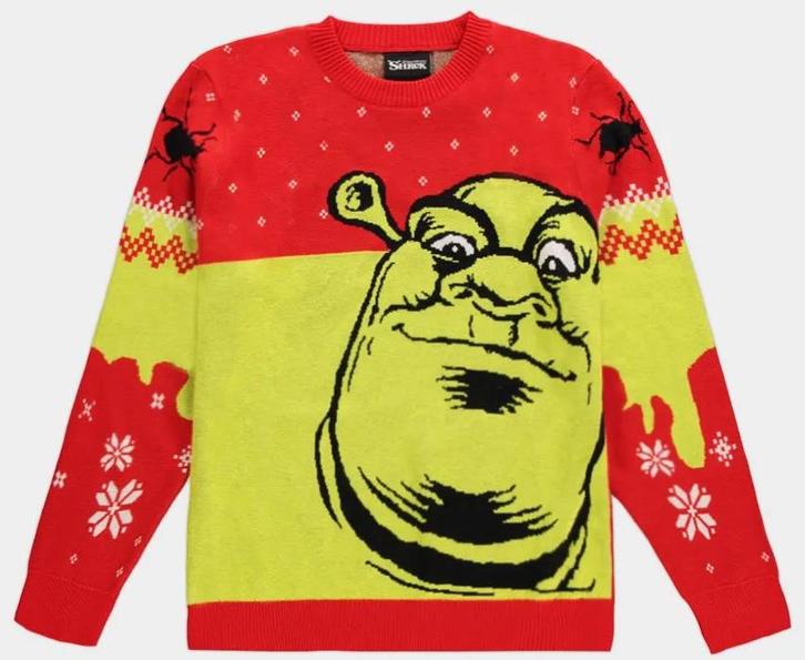 Difuzed Shrek Knitted Christmas Jumper-Maat L (Diversen), Kleding | Heren, Overige Herenkleding, Nieuw, Ophalen of Verzenden