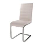 2 Eetkamerstoelen / stoel - Vegas - Kunstleer - Beige, Huis en Inrichting, Verzenden, Nieuw