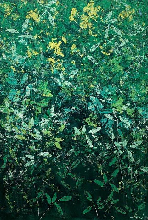 Mara J XL - NO RESERVE Emerald Thicket, Antiek en Kunst, Kunst | Schilderijen | Modern