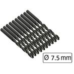 Benson Metaalboor set - HSS - 7.5 mm - 10 stuks - Inclusi..., Doe-het-zelf en Verbouw, Gereedschap | Boormachines, Ophalen of Verzenden