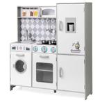 2dekans | coast Speelkeuken voor Kinderen – Wit – 91×30×102, Kinderen en Baby's, Speelgoed | Houten speelgoed, Ophalen of Verzenden