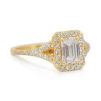 Ring - 18 karaat Geel goud - 1.32ct. tw. Diamant, Nieuw