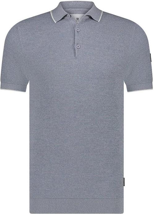 State Of Art Pique Polo Blauwgrijs maat 3XL Heren, Kleding | Heren, Polo's, Blauw, Nieuw, Overige maten, Verzenden