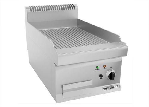 GGM Gastro | Elektrische bakplaat - 3,6 kW - Gegroefd |, Witgoed en Apparatuur, Grillplaten, Nieuw, Verzenden