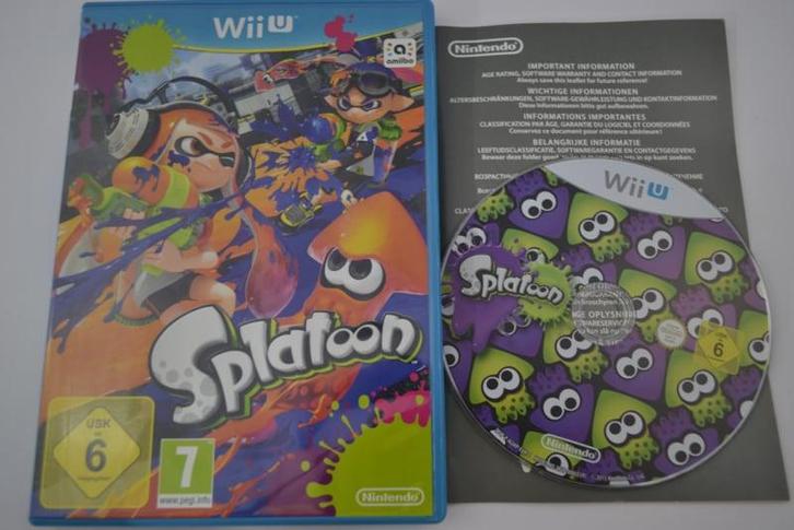 Splatoon (Wii U EUR), Spelcomputers en Games, Games | Nintendo Wii U, 1 speler, Zo goed als nieuw, Online, Verzenden