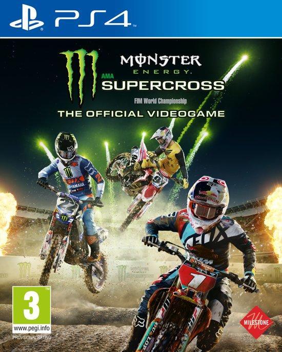 PS4 - Monster Energy Supercross - the official videogame, Spelcomputers en Games, Games | Sony PlayStation 4, Zo goed als nieuw