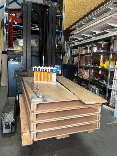 Traprenovatieset tot 15 treden - Premium PVC - Kleur 14, Doe-het-zelf en Verbouw, Ladders en Trappen, Nieuw, Ophalen