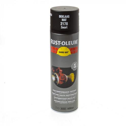 Rust oleum hard hat deklaag ral mat, 500 ml, mat zwart, ,, Doe-het-zelf en Verbouw, Verf, Beits en Lak, Nieuw, Verzenden