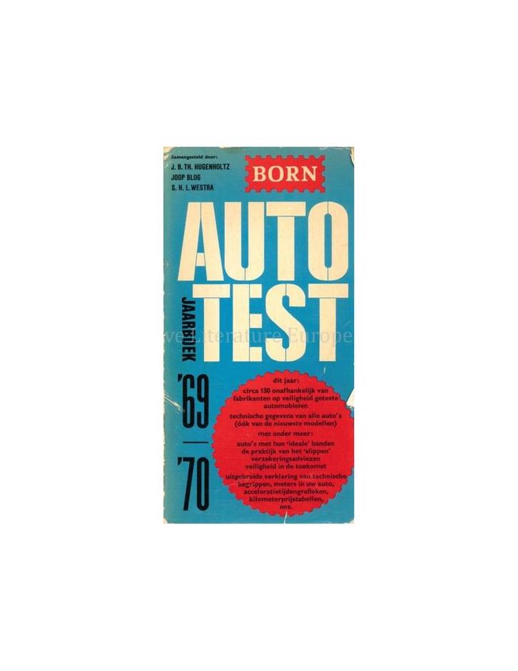 1969 | 1970 AUTOTEST JAARBOEK NEDERLANDS, Boeken, Auto's | Folders en Tijdschriften