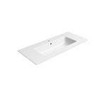 Keramiek Wastafel Sapho Pura 102x46 cm Wit ExtraGlaze, Doe-het-zelf en Verbouw, Sanitair, Ophalen of Verzenden, Nieuw, Overige typen
