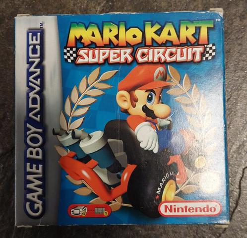 Mario Kart Super Circuit (Gameboy Advance tweedehands game), Spelcomputers en Games, Games | Nintendo Game Boy, Zo goed als nieuw