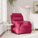 Fauteuil Fluweel Wijnrood | Retourdeal 30% Korting, 125 tot 150 cm, Nieuw, Ophalen of Verzenden, 75 tot 100 cm