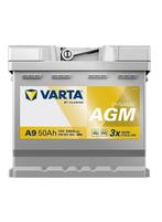Varta Auto accu 12 volt 50 Ah Dynamic AGM type A9, Auto-onderdelen, Accu's en Toebehoren, Ophalen of Verzenden, Nieuw