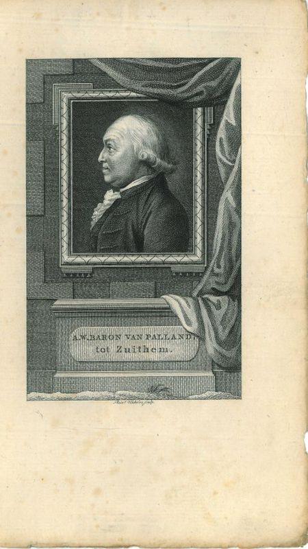 Portrait of Adolf Werner Carel Willem van Pallandt, Antiek en Kunst, Kunst | Etsen en Gravures