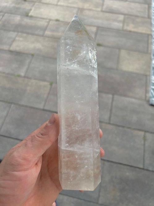 Fine transparency Mountain crystal tower set x3 Kristal -, Verzamelen, Mineralen en Fossielen