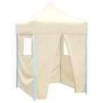 Feesttent 2x2m Staal Creme | B-keuze Scherpe Prijs, Tuin en Terras, Opvouwbaar, Partytent, Minder dan 4 meter, Nieuw