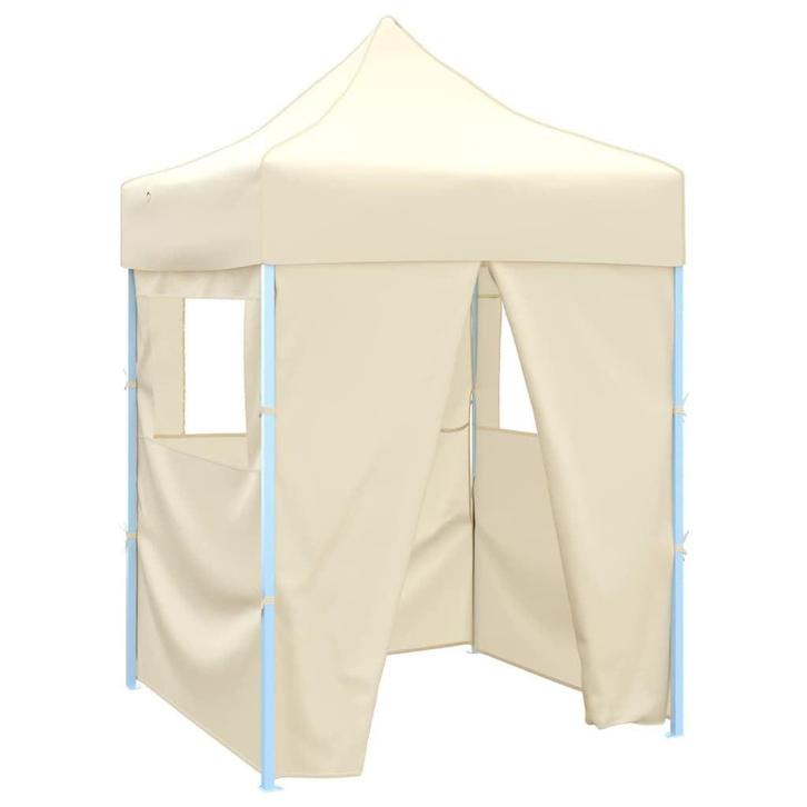 Feesttent 2x2m Staal Creme | B-keuze Scherpe Prijs, Tuin en Terras, Partytenten, Minder dan 4 meter, Minder dan 5 meter, Opvouwbaar
