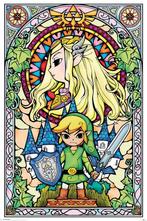 Poster The Legend of Zelda Stained Glass 61x91,5cm, Verzamelen, Posters, Verzenden, Nieuw, A1 t/m A3