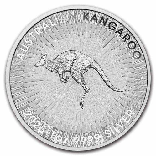 Australië. 10 x 1 oz 2025 $1 AUD Australian Silver Kangaroo, Postzegels en Munten, Edelmetalen en Baren