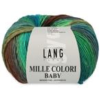 Lang Yarns Mille Colori Baby - 16 appel/turquoise/choco -, Ophalen of Verzenden, Nieuw