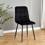 Stijlvolle Zwarte Eetkamerstoel Milaan: Nieuw en Slechts €38, Nieuw, 4 tot 6 stoelen, Verzenden, Modern style