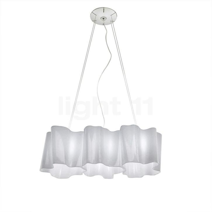 Artemide Logico Hanglamp 3 in Linea, wit - 100 cm, Huis en Inrichting, Lampen | Hanglampen, Nieuw, Verzenden