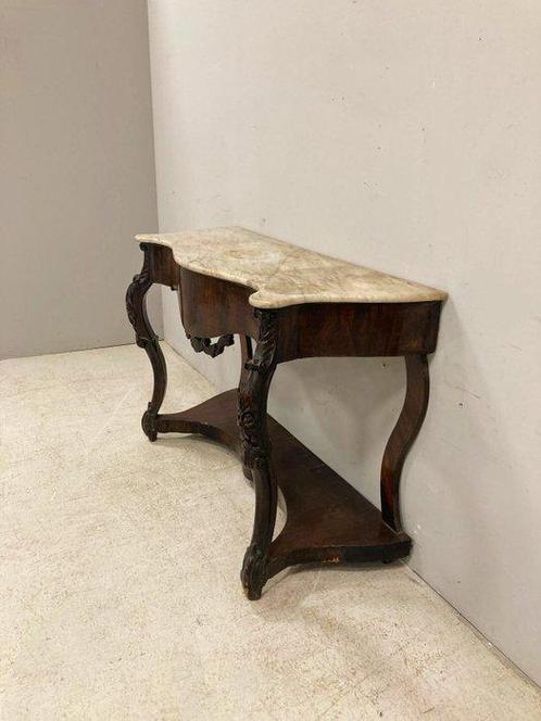 Wandtafel - Walnoot - Siciliaanse Luigi Filippo, Antiek en Kunst, Antiek | Overige Antiek