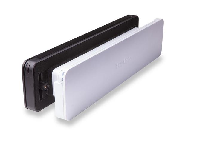 Homebox brievenbus - zwart aluminium buitendeel, Doe-het-zelf en Verbouw, Hang- en Sluitwerk, Overige typen, Nieuw, Overige materialen