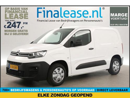 Citroën Berlingo 1.2 PureTech 111PK Benzine Airco PDC €247pm, Auto's, Bestelauto's, Lease, Handgeschakeld, Benzine, Citroën, Wit