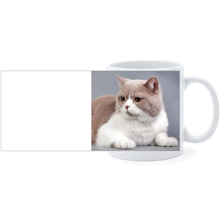 Beker - Britse Korthaar Beige/Wit Liggend NIEUW, Huis en Inrichting, Keuken | Servies, Nieuw, Ophalen of Verzenden