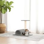vidaXL Kattenmeubel met tunnel 60x34,5x50 cm lichtgrijs, Dieren en Toebehoren, Verzenden, Nieuw