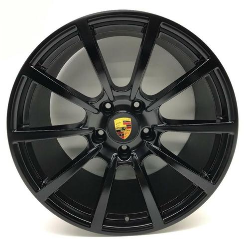 Porsche 991 2/4 Originele 20inch Classic II zwart + banden, Auto-onderdelen, Banden en Velgen, 20 inch, Personenwagen, Gebruikt