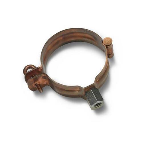 Koperen scharnierpijpbeugel 100mm met moer M10, Doe-het-zelf en Verbouw, Buizen en Afvoer, Ophalen of Verzenden
